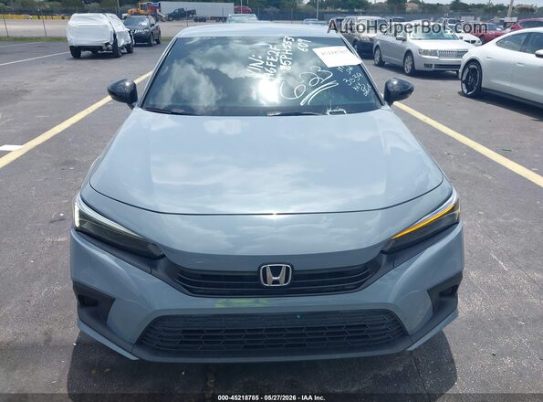 2HGFE2F58PH553609 2023 HONDA CIVIC Gray Դիմացի տեսք