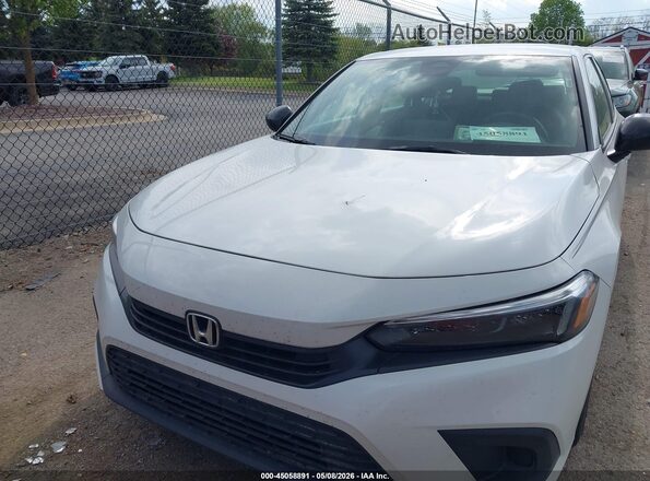 2HGFE2F58PH554257 2023 HONDA CIVIC White Widok z przodu