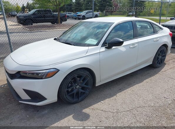 2HGFE2F58PH554257 2023 HONDA CIVIC White Przód lewy