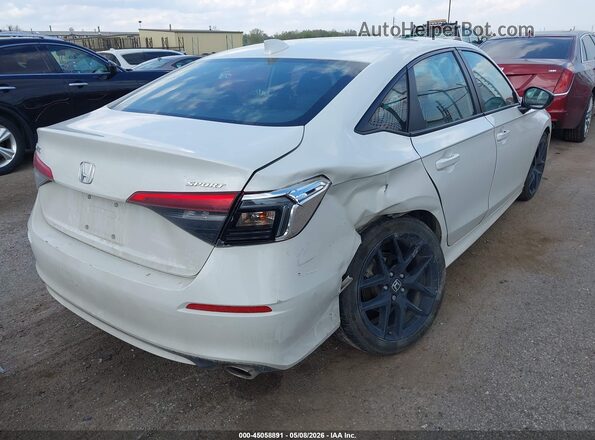 2HGFE2F58PH554257 2023 HONDA CIVIC White Tył prawy