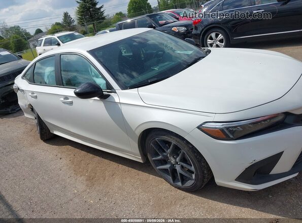 2HGFE2F58PH554257 2023 HONDA CIVIC White Widok wnętrza z tyłu
