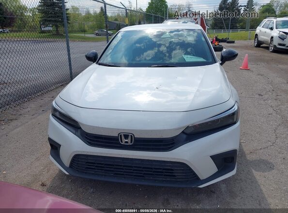 2HGFE2F58PH554257 2023 HONDA CIVIC White Widok zestawu wskaźników