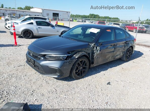 2HGFE2F58RH548509 2024 HONDA CIVIC Gray Передня ліва чверть