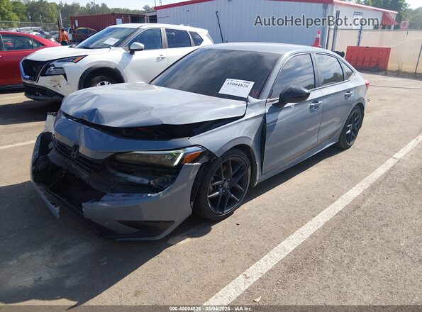 2HGFE2F58RH580618 2024 HONDA CIVIC Gray Przód lewy