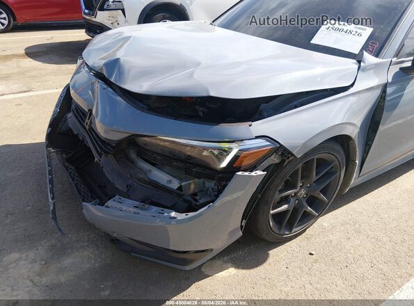 2HGFE2F58RH580618 2024 HONDA CIVIC Gray Widok z przodu