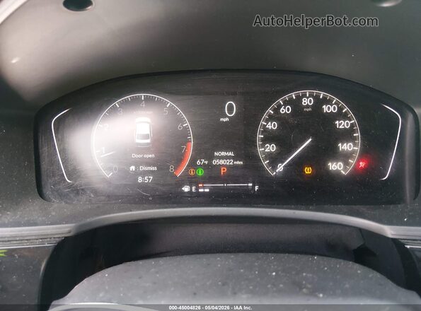 2HGFE2F58RH580618 2024 HONDA CIVIC Gray Widok tylnych siedzeń