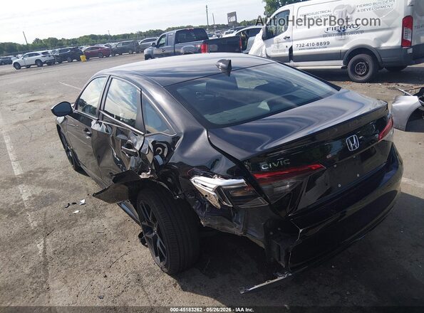 2HGFE2F58RH594566 2024 HONDA CIVIC Black Հետևի ձախ