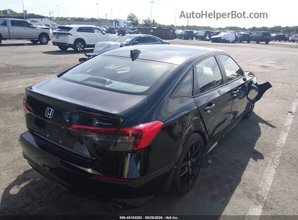 2HGFE2F58RH594566 2024 HONDA CIVIC Black Հետևի աջ