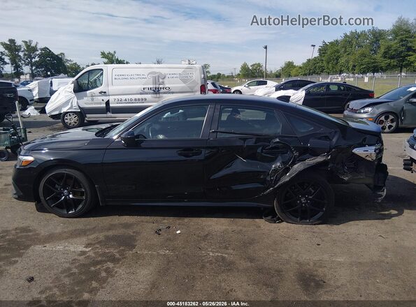2HGFE2F58RH594566 2024 HONDA CIVIC Black Սալոնի 360 աստիճան տեսք
