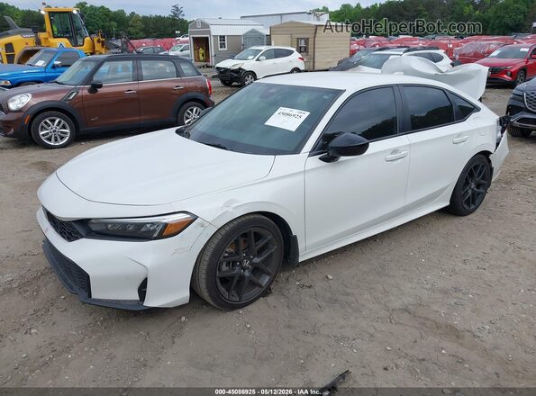 2HGFE2F58SH504435 2025 HONDA CIVIC Белый Передняя левая четверть