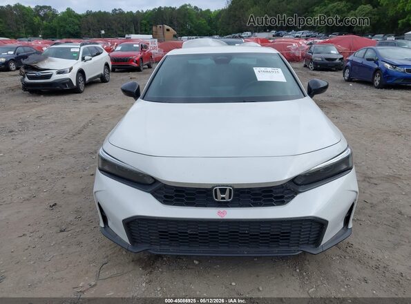 2HGFE2F58SH504435 2025 HONDA CIVIC Белый Вид щитка приборов