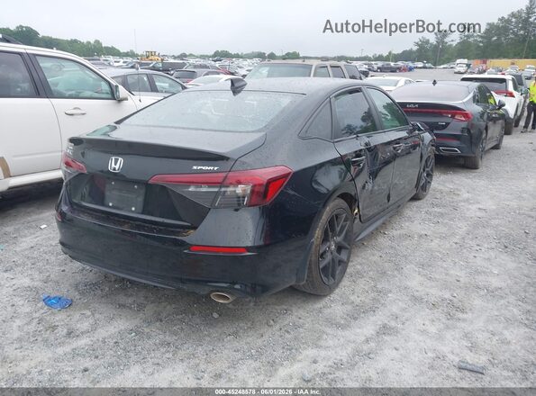 2HGFE2F58SH510235 2025 HONDA CIVIC Черный Задняя правая четверть