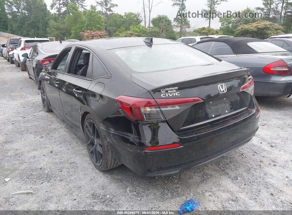 2HGFE2F58SH510235 2025 HONDA CIVIC Черный Задняя левая четверть