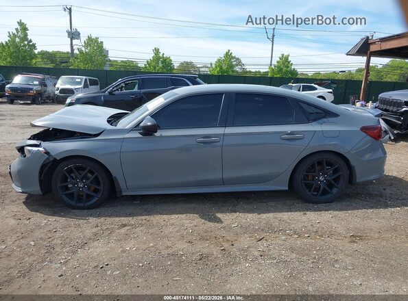 2HGFE2F58SH523356 2025 HONDA CIVIC Gray Widok wnętrza z tyłu