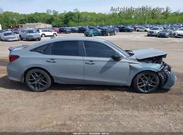 2HGFE2F58SH523356 2025 HONDA CIVIC Gray Widok zestawu wskaźników