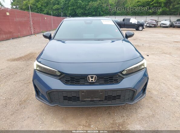 2HGFE2F58SH531036 2025 HONDA CIVIC Синий Вид щитка приборов