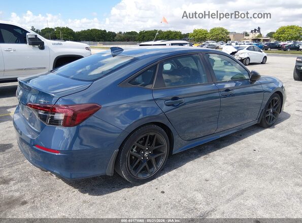 2HGFE2F58SH553666 2025 HONDA CIVIC Blue უკანა მარჯვენა
