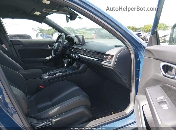 2HGFE2F58SH553666 2025 HONDA CIVIC Blue წინა სალონის ხედი