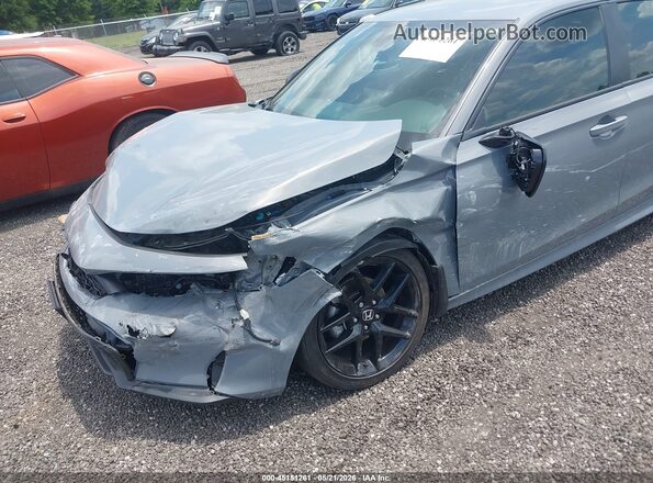 2HGFE2F58SH585369 2025 HONDA CIVIC Gray Widok z przodu