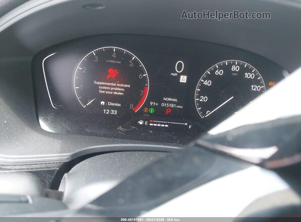 2HGFE2F58SH585369 2025 HONDA CIVIC Gray Widok tylnych siedzeń