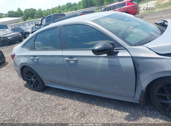 2HGFE2F58SH585369 2025 HONDA CIVIC Gray Widok wnętrza z tyłu