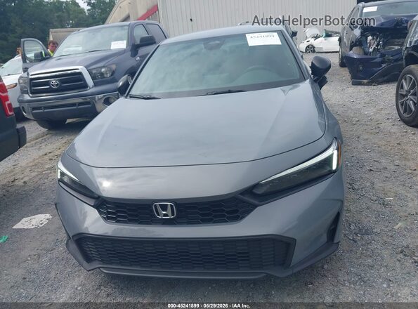 2HGFE2F58TH526677 2026 HONDA CIVIC Gray Instrument cluster view
