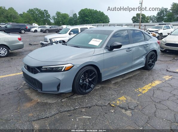 2HGFE2F58TH556861 2026 HONDA CIVIC Gray Передня ліва чверть