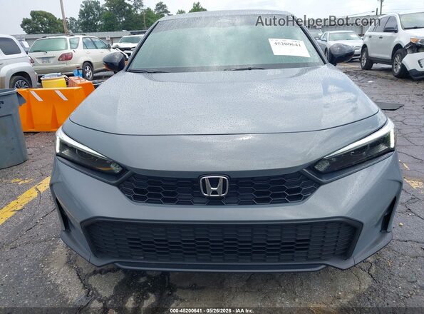 2HGFE2F58TH556861 2026 HONDA CIVIC Gray Вид щитка приладів