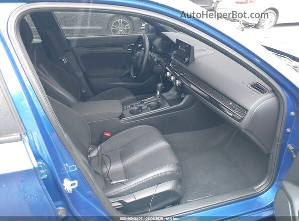 2HGFE2F59NH518784 2022 HONDA CIVIC Blue Widok wnętrza z przodu