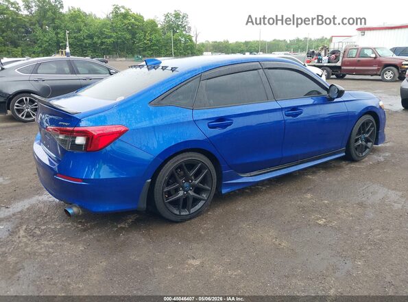 2HGFE2F59NH518784 2022 HONDA CIVIC Blue Tył prawy