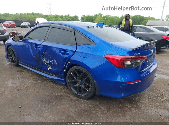 2HGFE2F59NH518784 2022 HONDA CIVIC Blue Tył lewy