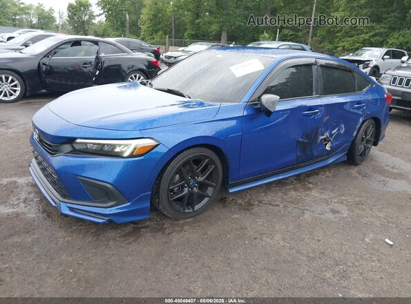 2HGFE2F59NH518784 2022 HONDA CIVIC Blue Przód lewy