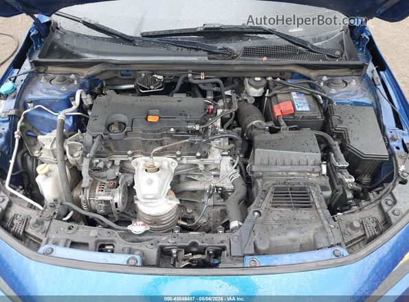 2HGFE2F59NH518784 2022 HONDA CIVIC Blue Widok z tyłu