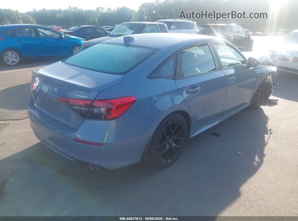2HGFE2F59NH543832 2022 HONDA CIVIC Gray Հետևի աջ