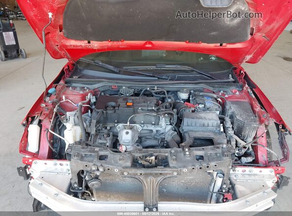 2HGFE2F59NH566480 2022 HONDA CIVIC Red უკანა ხედი