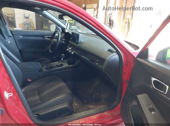 2HGFE2F59NH566480 2022 HONDA CIVIC Red წინა სალონის ხედი