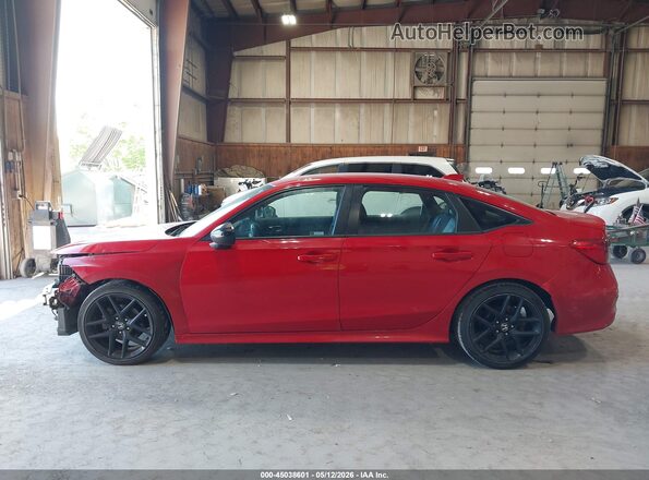 2HGFE2F59NH566480 2022 HONDA CIVIC Red სალონის 360-გრადუსიანი ხედი