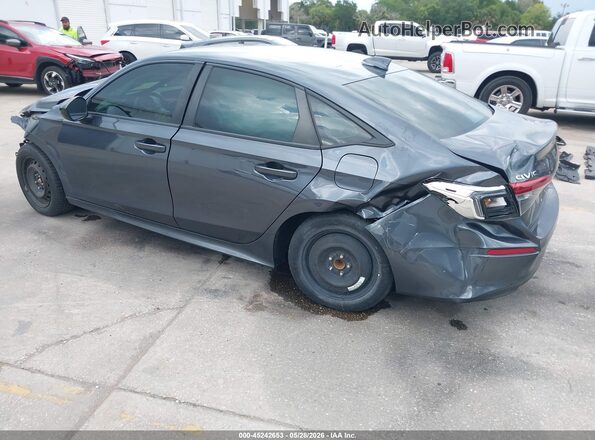 2HGFE2F59NH592593 2022 HONDA CIVIC Gray უკანა მარცხენა