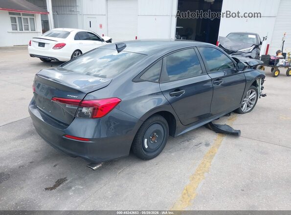 2HGFE2F59NH592593 2022 HONDA CIVIC Gray უკანა მარჯვენა