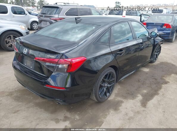 2HGFE2F59PH537032 2023 HONDA CIVIC Черный Задняя правая четверть