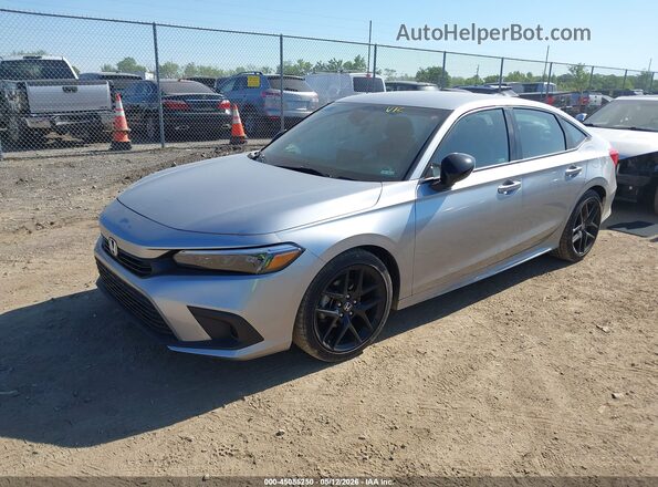 2HGFE2F59RH509136 2024 HONDA CIVIC Silver Vista tres cuartos delantera izquierda