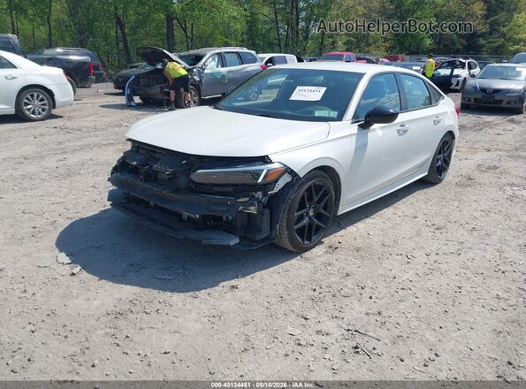 2HGFE2F59RH530570 2024 HONDA CIVIC White Առջևի ձախ երեք քառորդ տեսարան