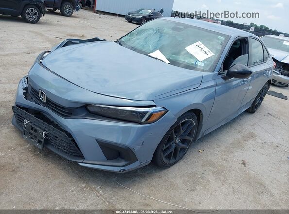 2HGFE2F59RH559759 2024 HONDA CIVIC Light Blue Առջևի ձախ երեք քառորդ տեսարան