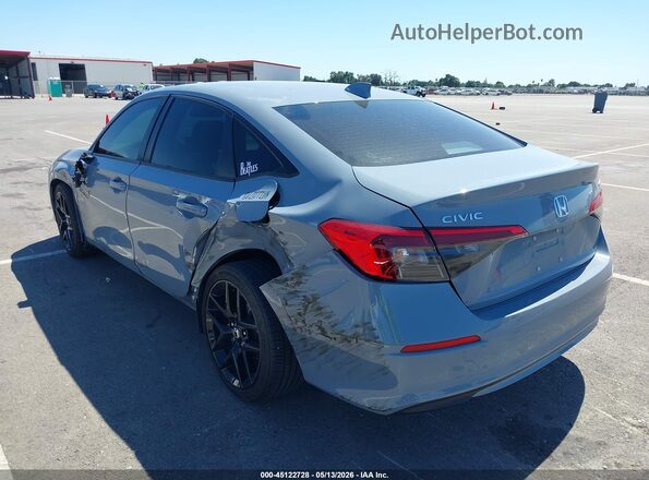 2HGFE2F59RH561673 2024 HONDA CIVIC Blue უკანა მარცხენა