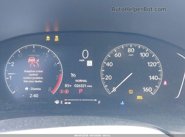 2HGFE2F59RH561673 2024 HONDA CIVIC Blue უკანა სავარძლების ხედი