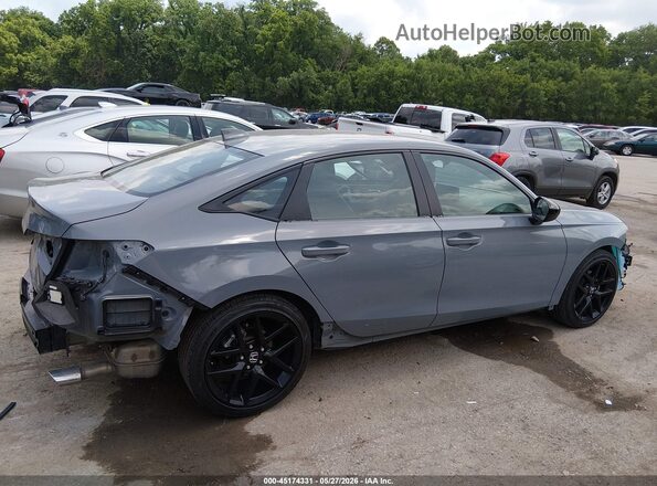 2HGFE2F59SH514228 2025 HONDA CIVIC Gray Սալոնի 360 աստիճան տեսք