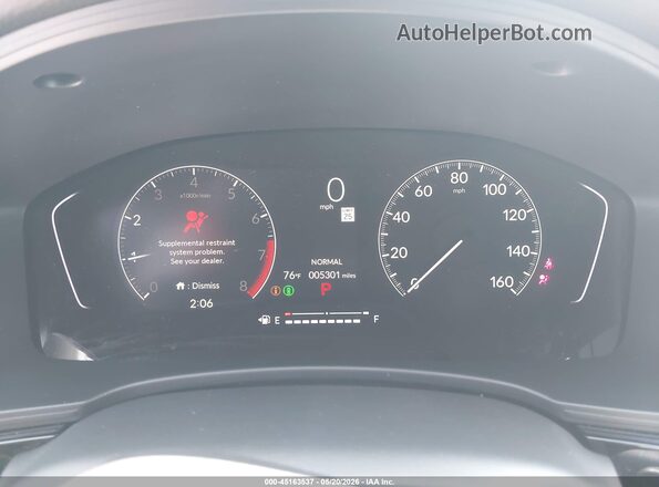 2HGFE2F59TH507801 2026 HONDA CIVIC Blue Հետևի նստատեղերի տեսք