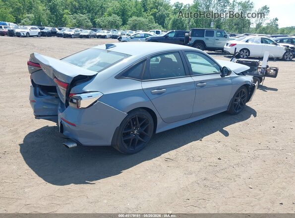 2HGFE2F5XNH542852 2022 HONDA CIVIC Gray Trasero derecho