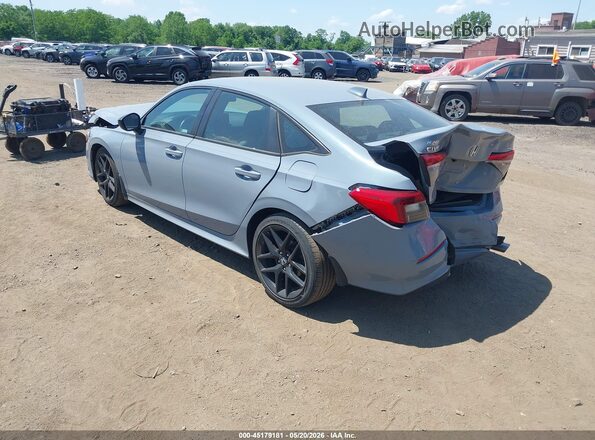 2HGFE2F5XNH542852 2022 HONDA CIVIC Gray Trasero izquierdo