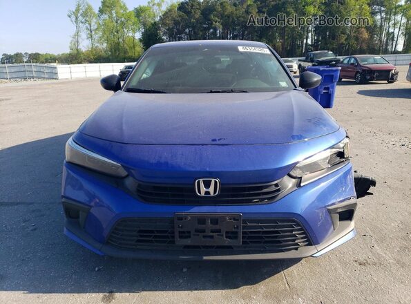 2HGFE2F5XNH575446 2022 HONDA CIVIC Синий Вид спереди